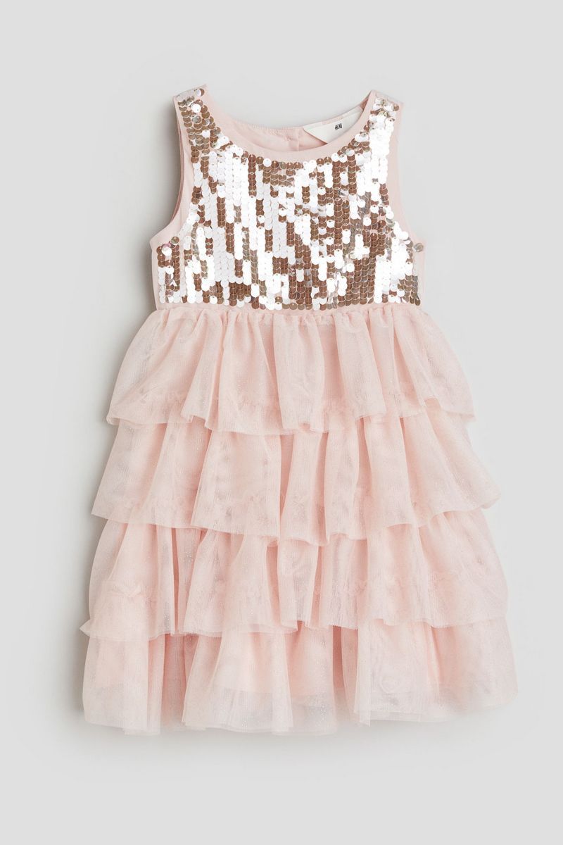 

Платье детское H&M 1022080, светло-розовый, 92, 1022080