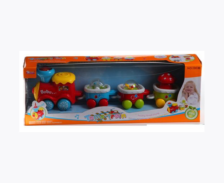 

Развив. пластм. игр., Паровоз, Box 43х15х9 см., 1303B