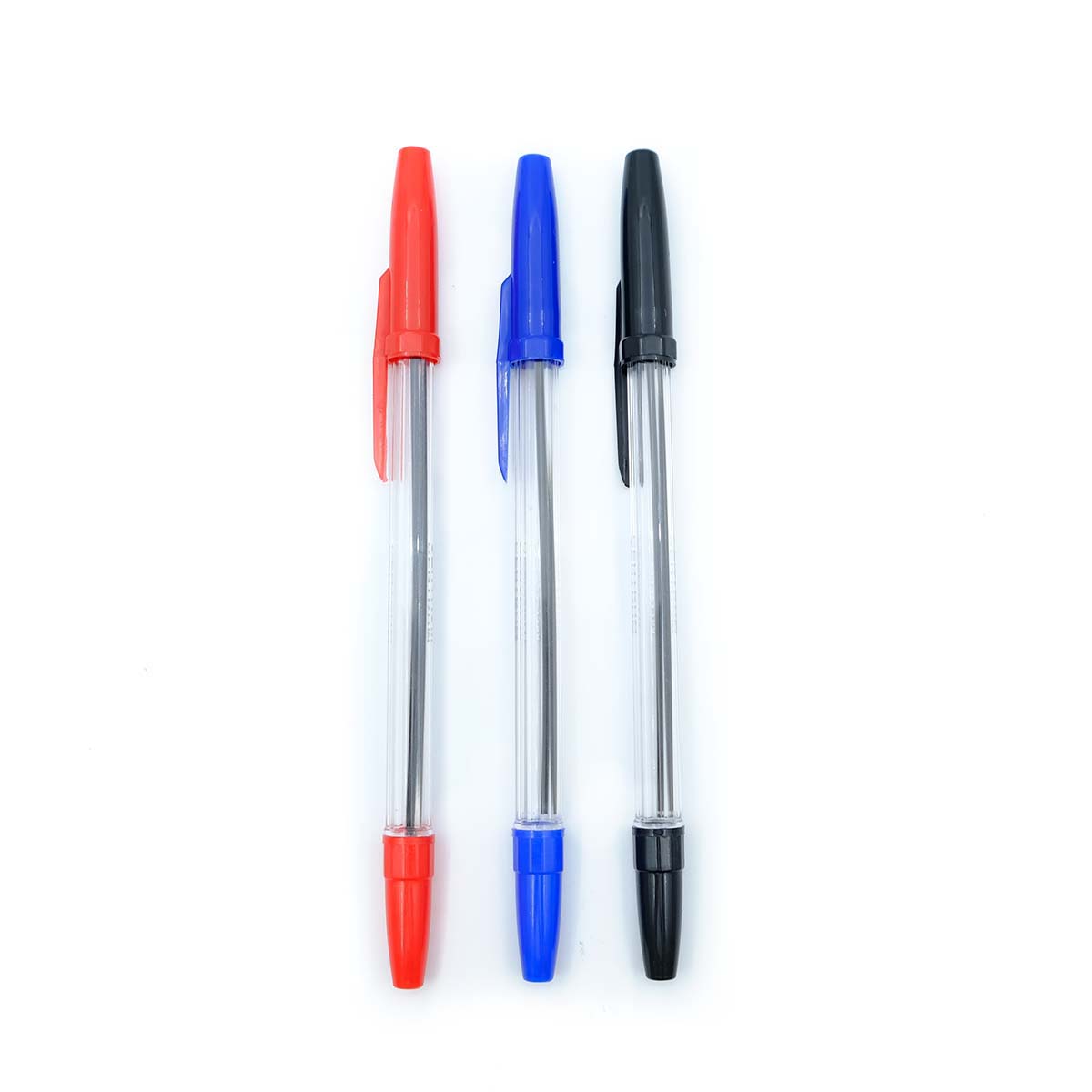 Набор ручек шариковых Centrum Pioneer 82633, черные, красные, синие, 1 мм, 3 шт.