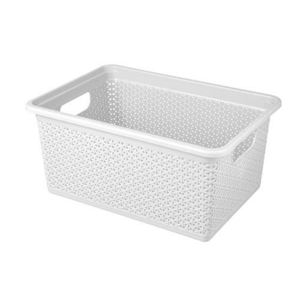 

Корзинка "Wenge" 15л, 398х273х172 мм прямоуг светло-серый