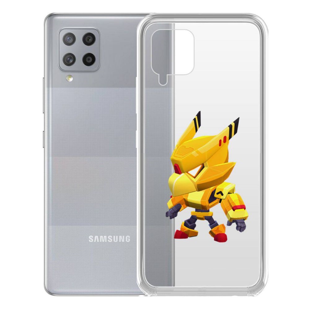 

Чехол-накладка Brawl Stars-Ворон Золотой Меха для Samsung Galaxy A71 (A715)