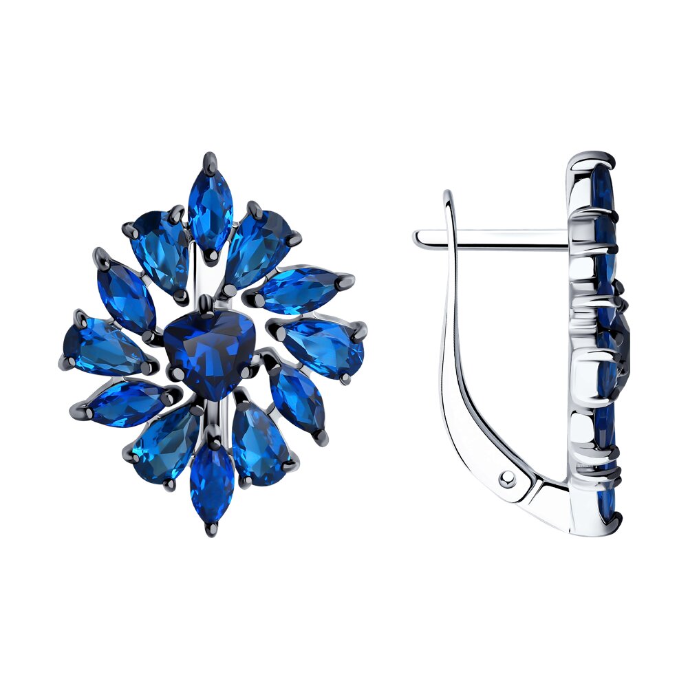 

Серьги из серебра SOKOLOV 94026080, фианит, 94026080