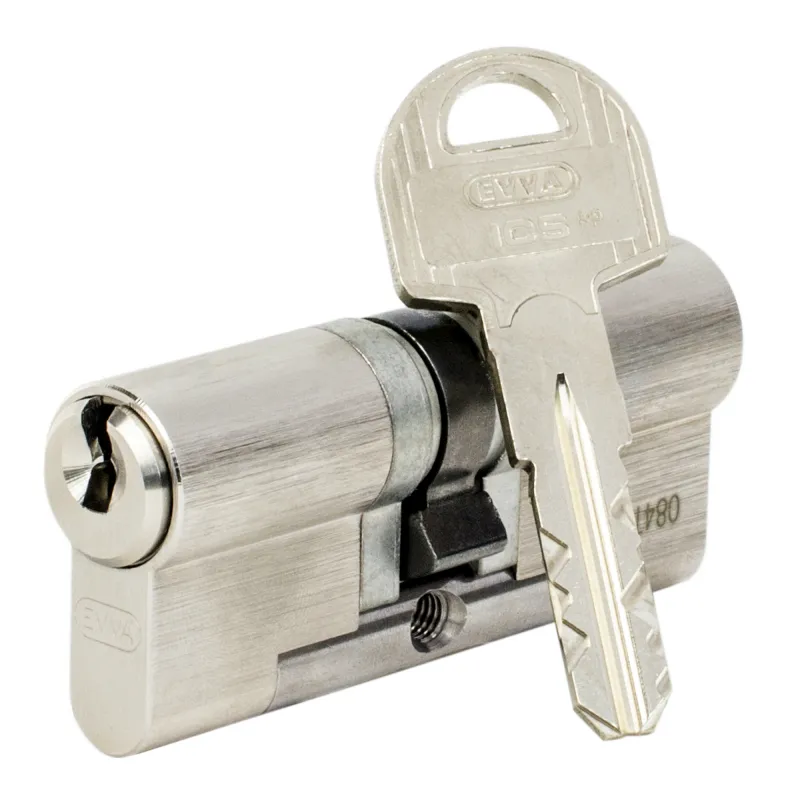 фото Цилиндр evva ics кл/кл 112мм (51+61) мат.никель