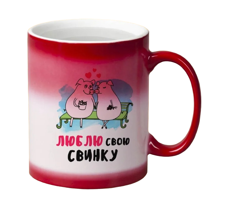 

Кружка CoolPodarok Люблю свою свинку