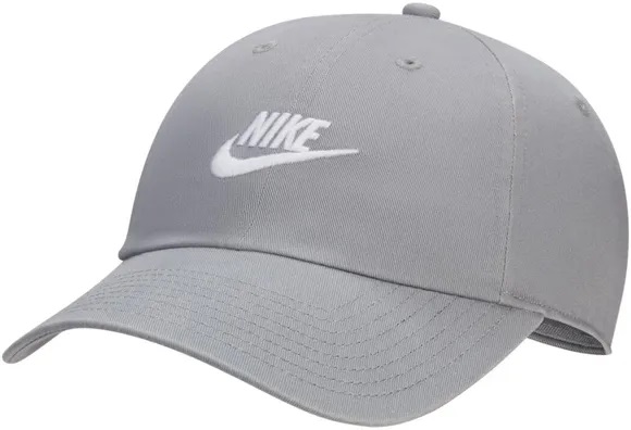 Бейсболка унисекс Nike U NK CLUB CAP U CB FUT WSH L серая, р. 52-57