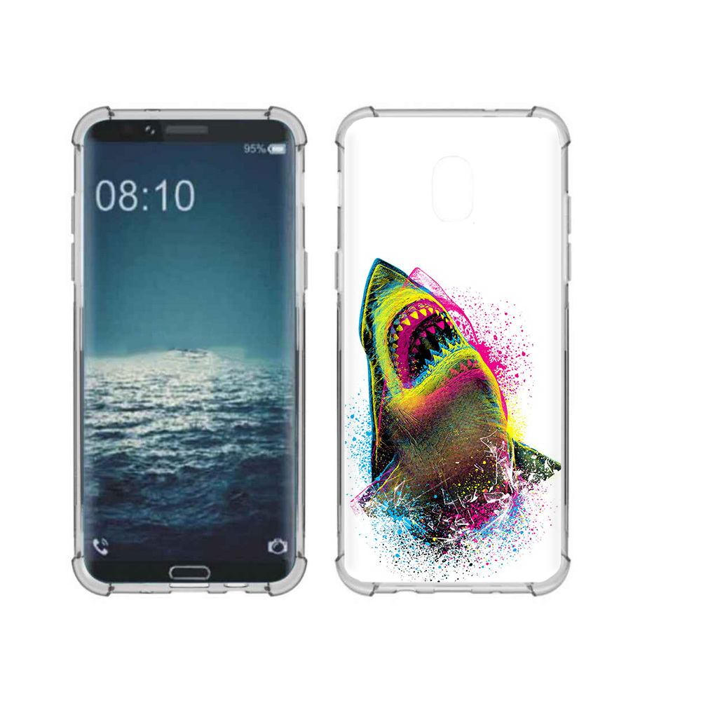 

Чехол MyPads Tocco для Samsung Galaxy J3 челюсти-2 (PT226926.574.674), Прозрачный, Tocco