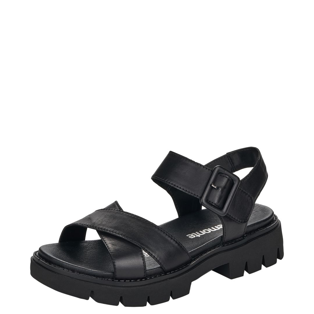 

Сандалии женские REMONTE D7950/00 черные 39 RU, Черный, D7950/00