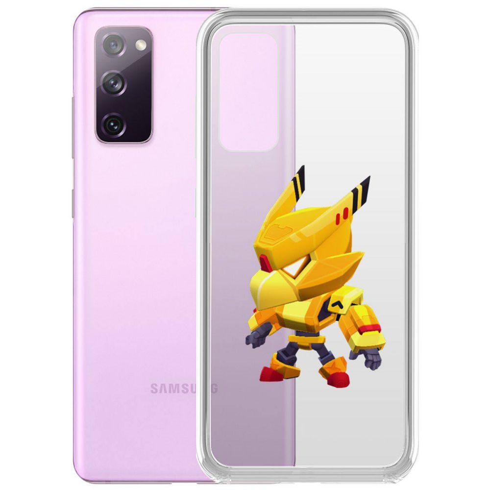 

Чехол-накладка Brawl Stars-Ворон Золотой Меха для Samsung Galaxy S20 FE