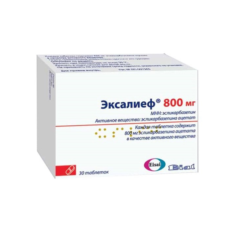 

Эксалиеф таблетки 0,8 г 30 шт.