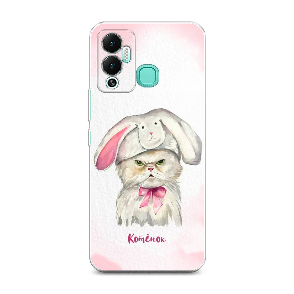 

Чехол на Infinix Hot 12 Play "Мой котёнок", Розовый;серый, 3101750-1