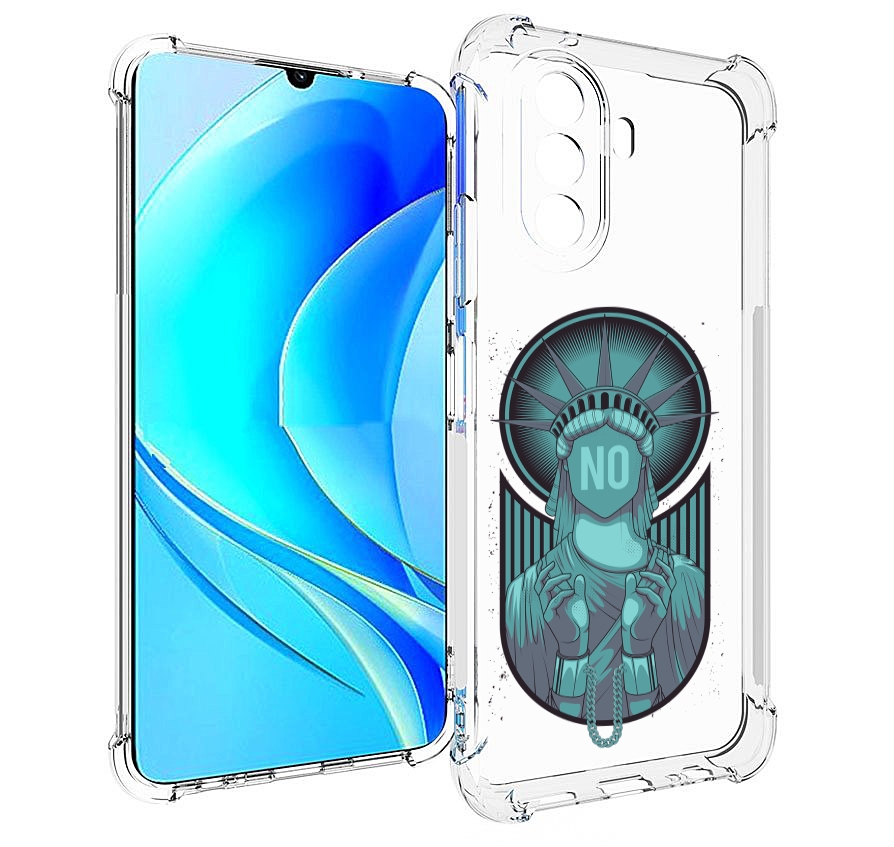 

Чехол MyPads статуя свободы зеленый для Huawei Nova Y70 / Nova Y70 Plus (MGA-LX9N), Прозрачный, Tocco