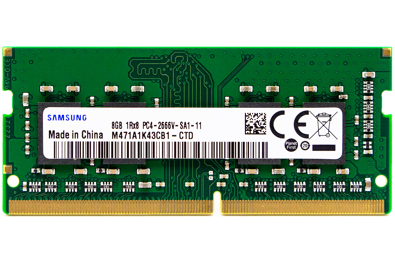 

Оперативная память Samsung M471A1K43CB1-CTD DDR4 1x8Gb 2666MHz, M471A1K43CB1-CTD