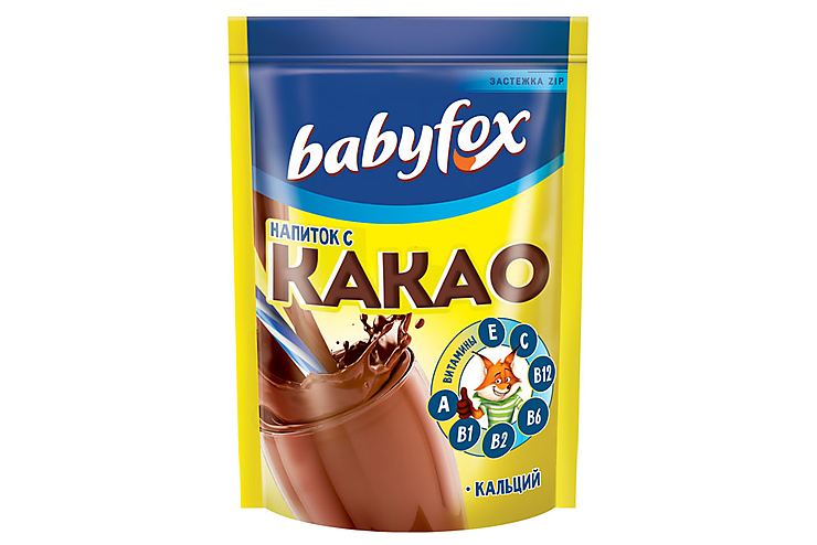 «BabyFox», напиток с какао, 135 г, (3шт.)