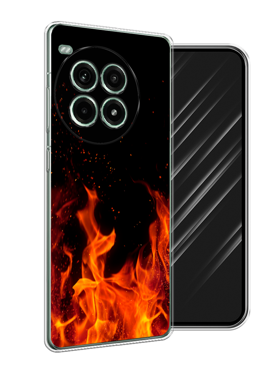 

Чехол Awog на OnePlus Ace 3 Pro "Все в огне", Оранжевый;черный, 155150-1