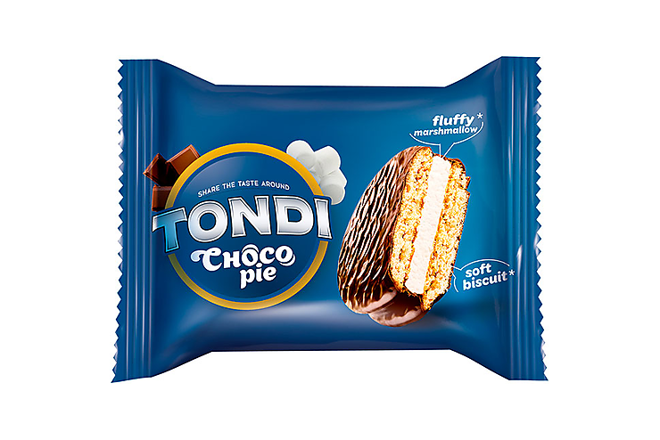 «Tondi», choco Pie, 30 г (упаковка 70 шт.)