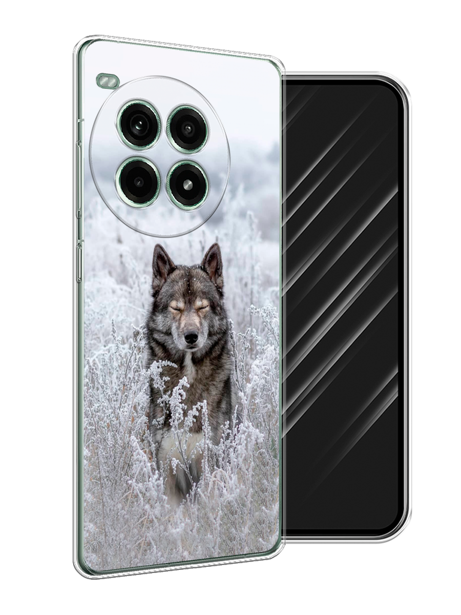 

Чехол Awog на OnePlus Ace 3 Pro "Волк в поле", Белый;черный, 155150-1