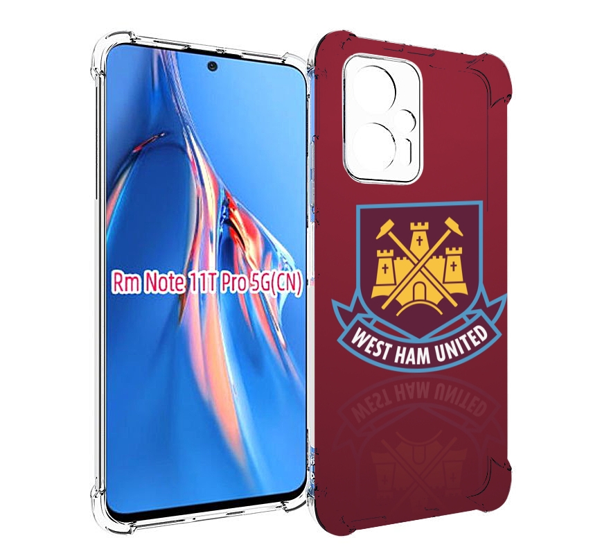 

Чехол MyPads фк вест хэм мужской для Xiaomi Redmi Note 11T Pro / 11T Pro Plus / Poco X4..., Прозрачный, Tocco