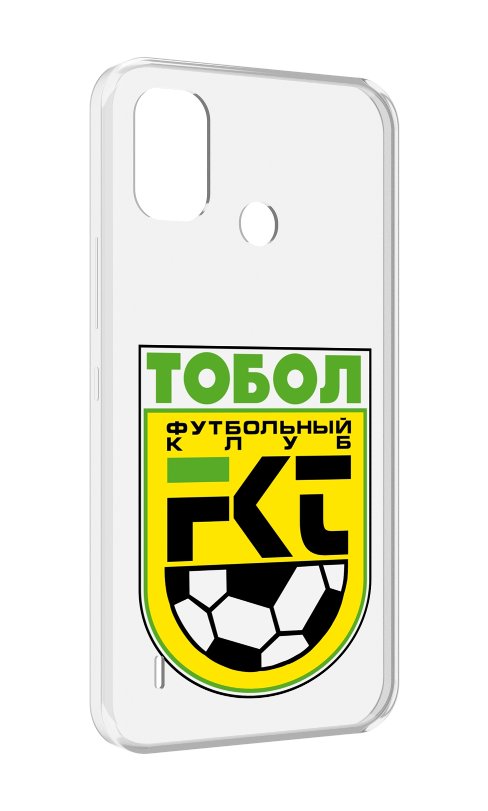 

Чехол MyPads фк тобол мужской для Itel A48, Прозрачный, Tocco