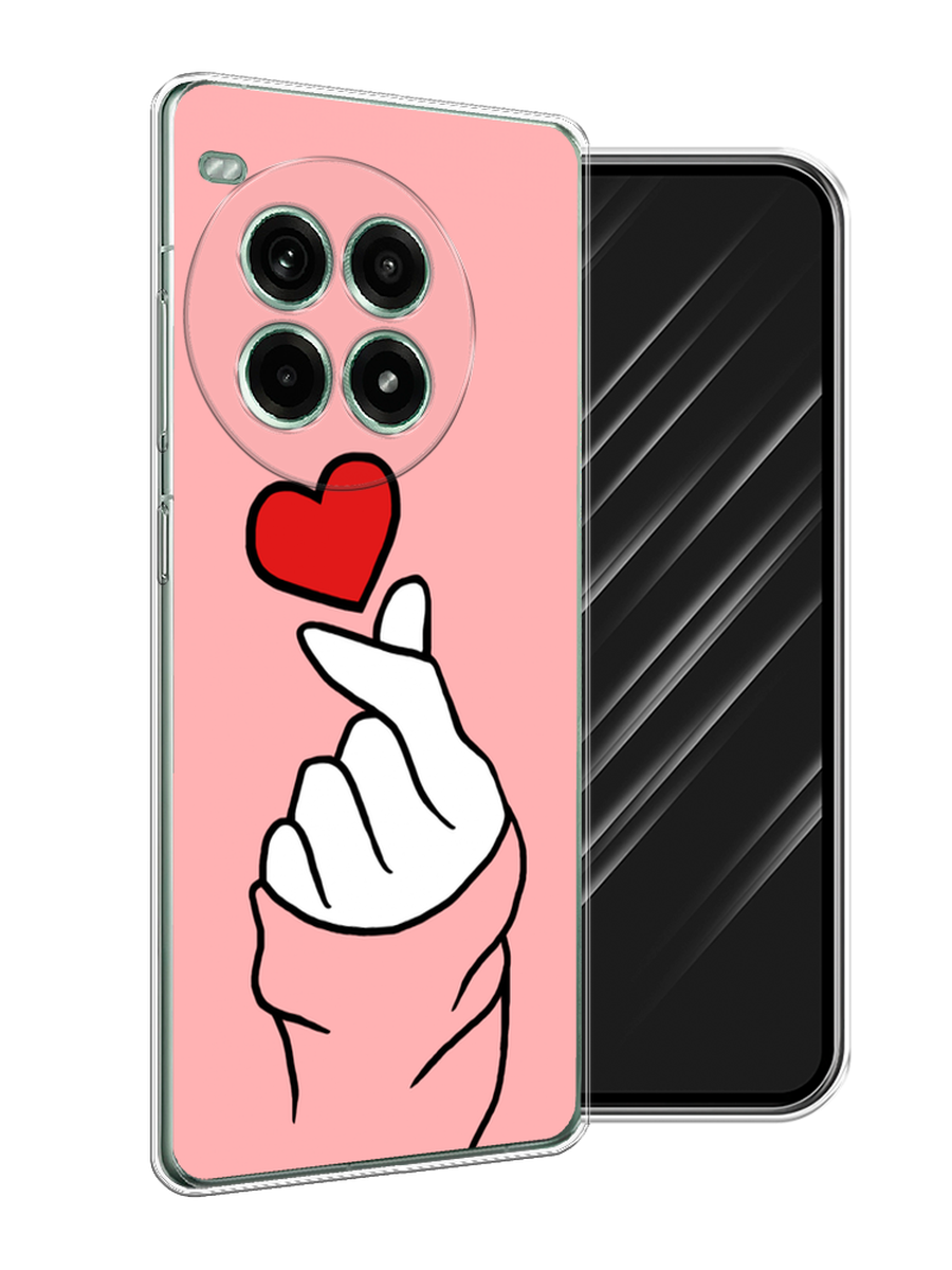 

Чехол Awog на OnePlus Ace 3 Pro "Милое сердечко", Белый;красный;черный, 155150-1