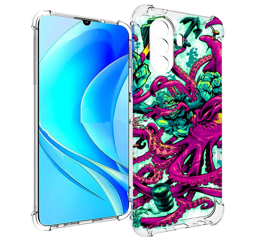 

Чехол MyPads фиолетовый кракен для Huawei Nova Y70 / Nova Y70 Plus (MGA-LX9N), Прозрачный, Tocco