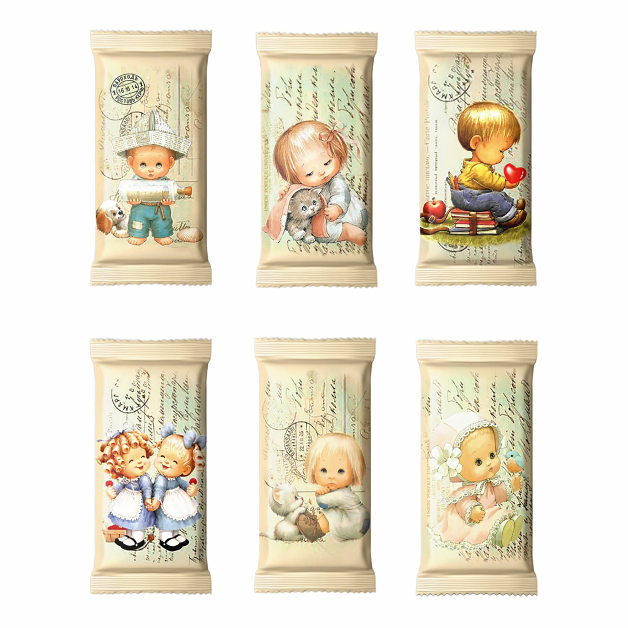 

Шоколад Shokolat'e Ретро серия молочный 20 г в ассортименте