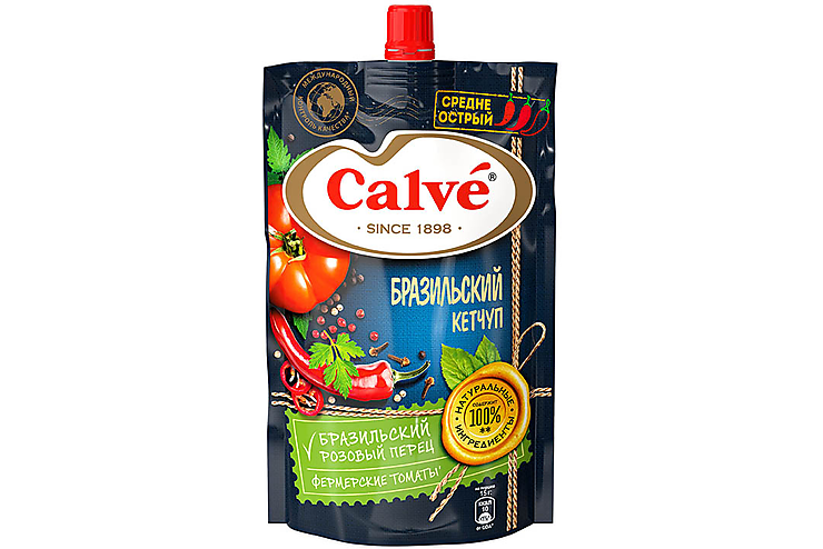 «Calve», кетчуп «Бразильский», 350 г, (3шт.)