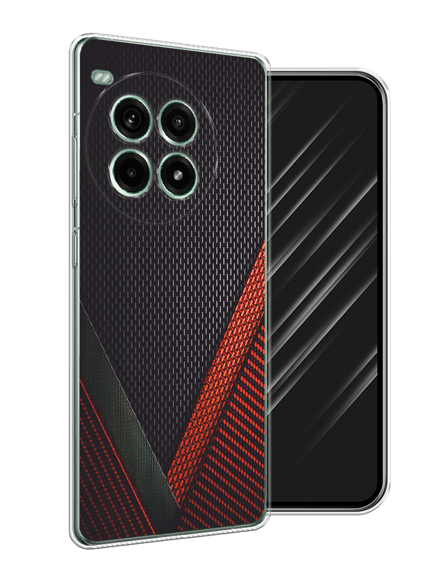 

Чехол Awog на OnePlus Ace 3 Pro "Красный карбон", Черный;красный, 155150-1