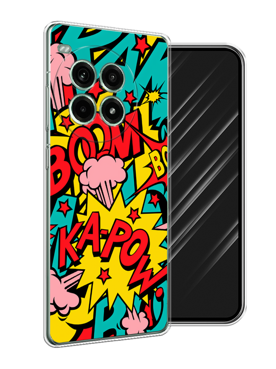 

Чехол Awog на OnePlus Ace 3 Pro "Постер pop art", Бирюзовый;желтый;красный, 155150-1