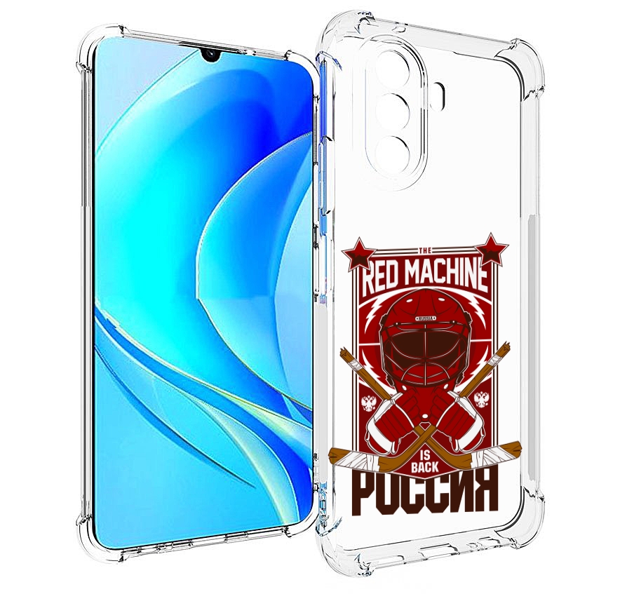 

Чехол MyPads хоккей россия для Huawei Nova Y70 / Nova Y70 Plus (MGA-LX9N), Прозрачный, Tocco