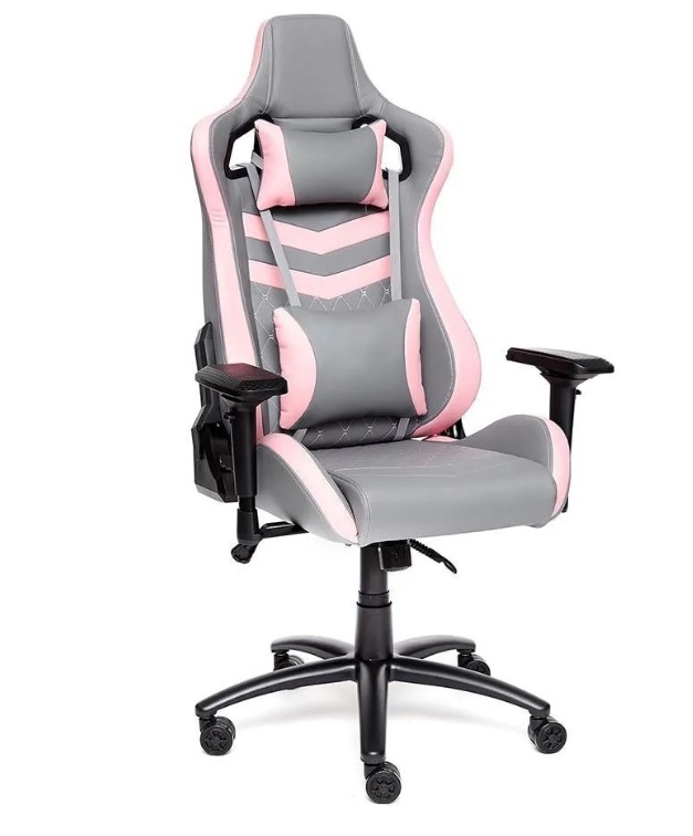 

Tetchair iPinky кож/зам, серый/розовый, 3381-01