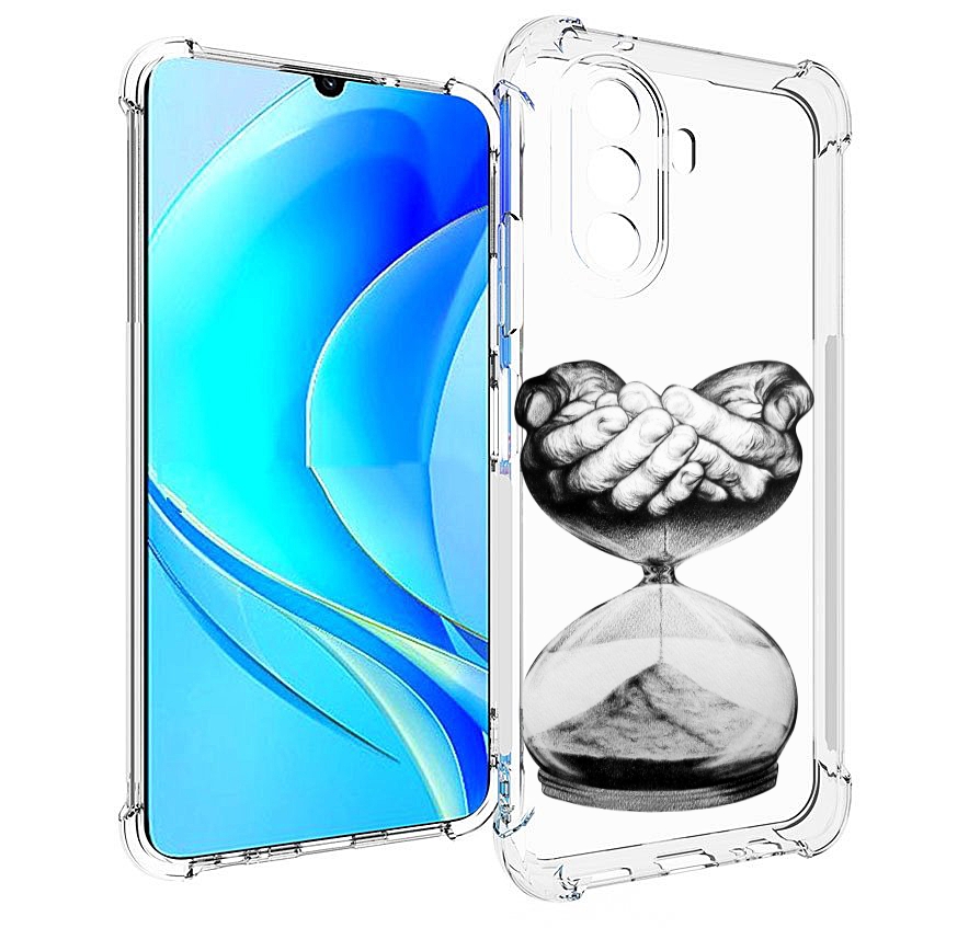 

Чехол MyPads часы жизни черно белый для Huawei Nova Y70 / Nova Y70 Plus (MGA-LX9N), Прозрачный, Tocco