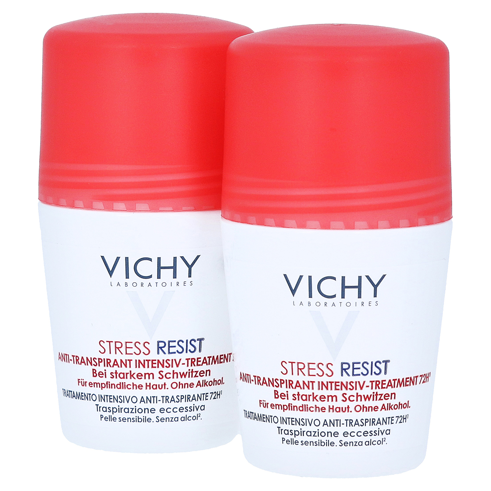 Набор: дезодорант + дезодорант Vichy Deodorant шариковый Анти-стресс  2*50мл