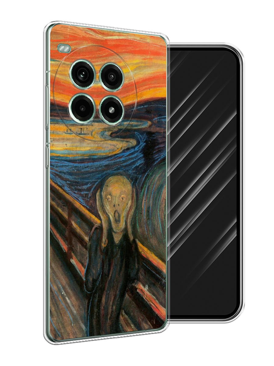 

Чехол Awog на OnePlus Ace 3 Pro "Крик", Оранжевый;синий;серый, 155150-1