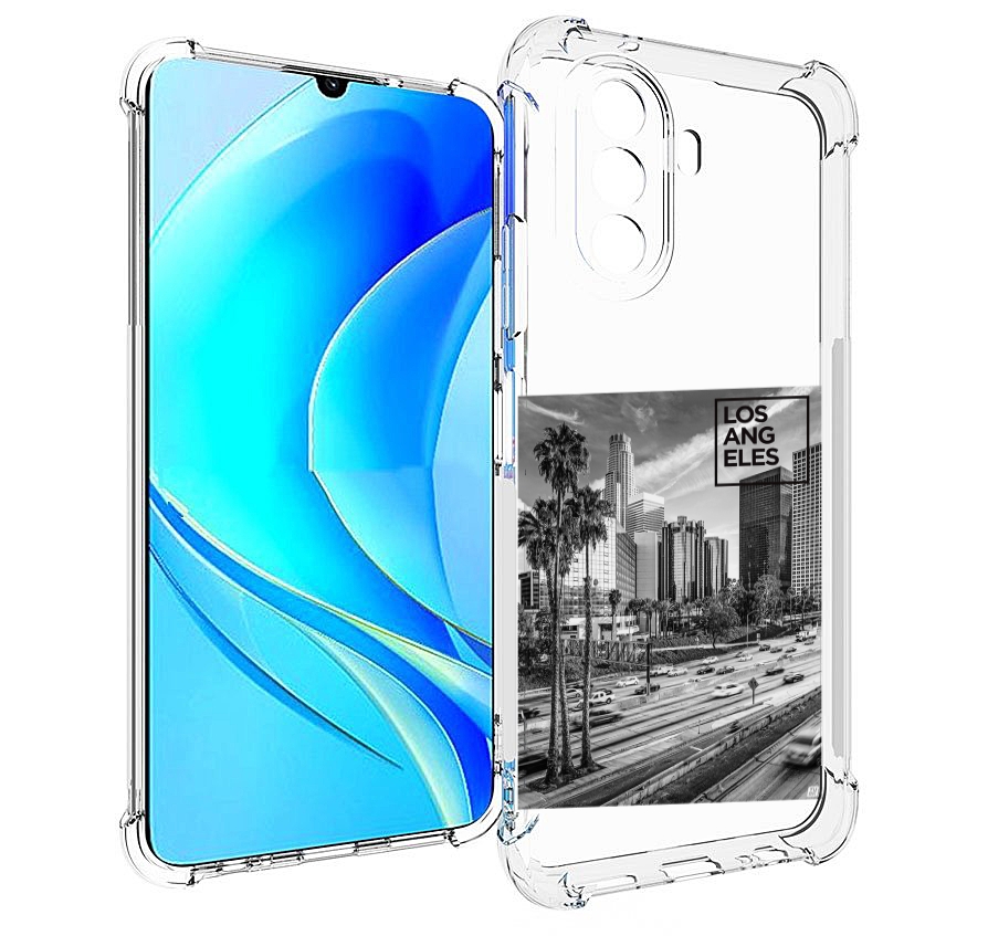 

Чехол MyPads черно белый лос анджелес для Huawei Nova Y70 / Nova Y70 Plus (MGA-LX9N), Прозрачный, Tocco