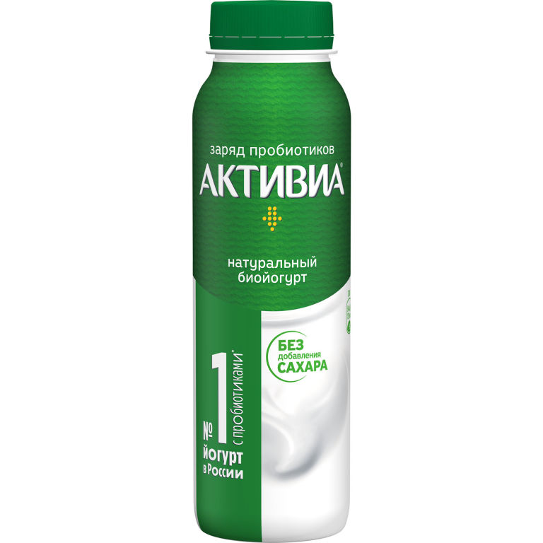 

Биойогурт питьевой Активиа натуральный, 1,8%, 260 г