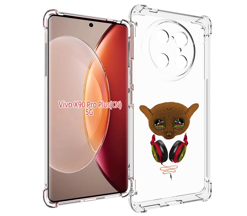 

Чехол MyPads диджей для Vivo X90 Pro Plus, Прозрачный, Tocco