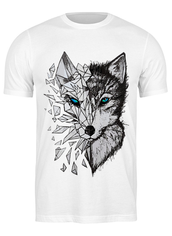 

Футболка мужская Printio Хаски белая 2XL, Белый, Хаски