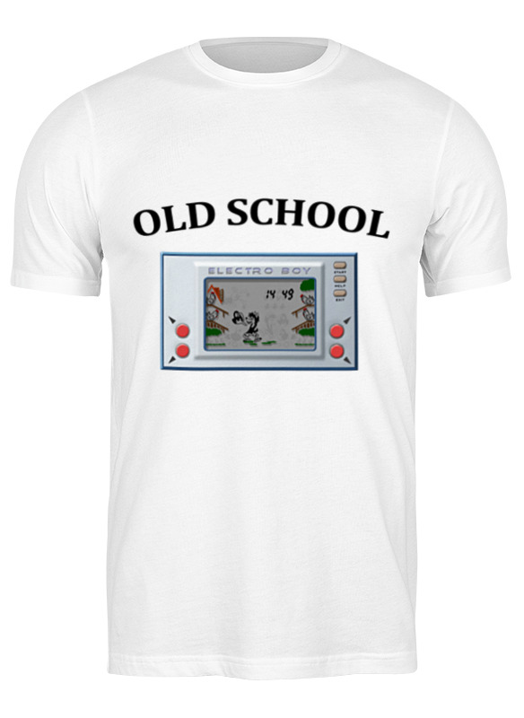 

Футболка мужская Printio Old school белая 2XL, Белый, Old school