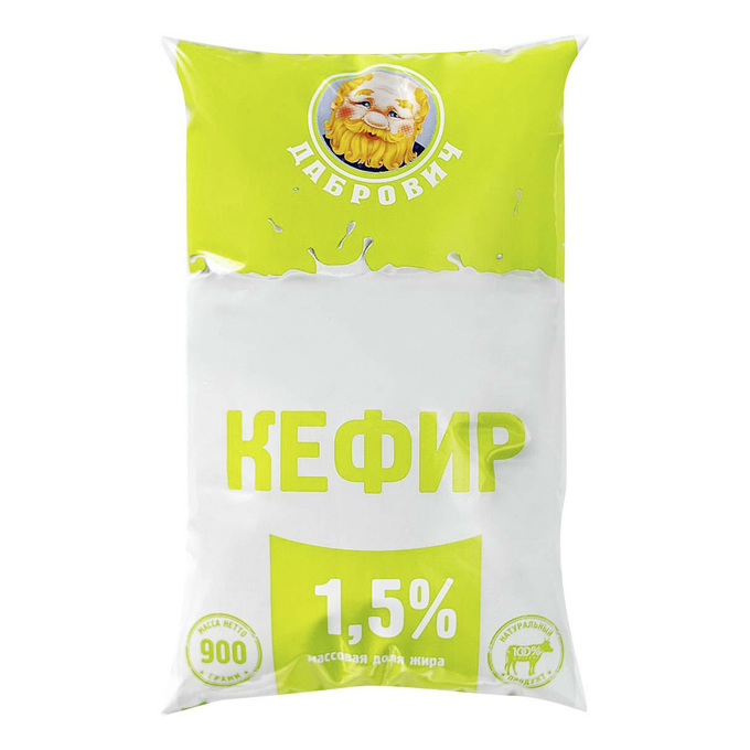

Кефир Дабрович 1,5% 500 мл