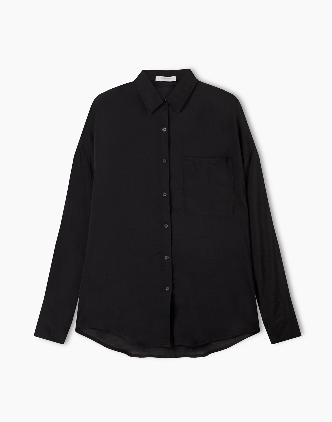 

Рубашка женская Gloria Jeans GWT003026 черная S-M/164, Черный, GWT003026