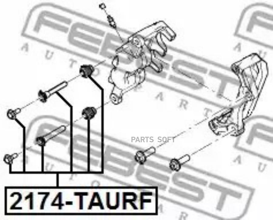 

Ремкомплект передн суппорта ford explorer 02-13 2174-taurf