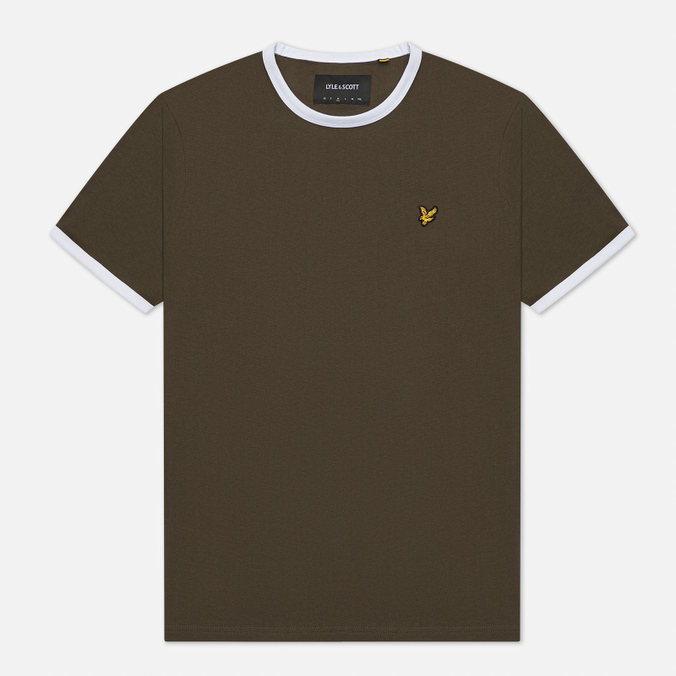 фото Футболка мужская lyle&scott ts705v хаки s