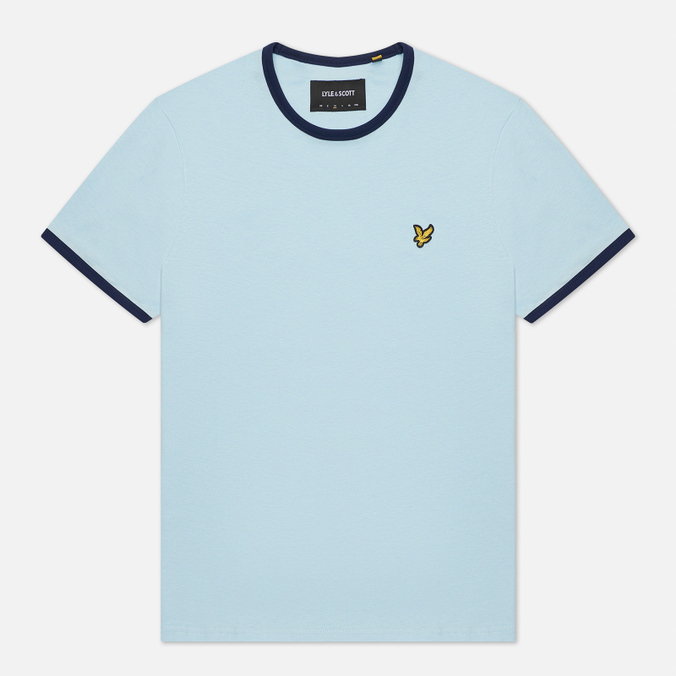 фото Футболка мужская lyle&scott ts705v голубая s