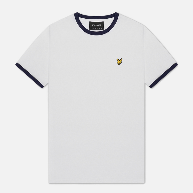 фото Футболка мужская lyle&scott ts705v белая l