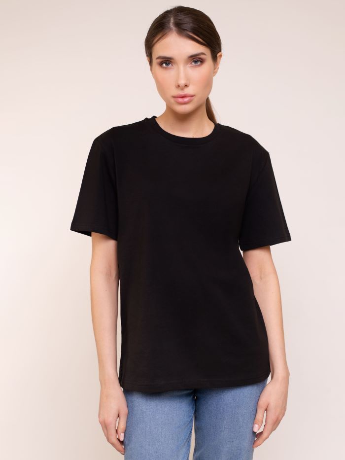 

Футболка женская Uzcotton Premium черная XXL, Черный, 1-UZ-W-F-M