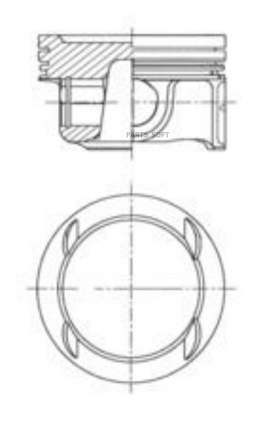 

Поршень d72.50x1.2x1.2x2.0 std цена за 1 шт. KOLBENSCHMIDT 41784600