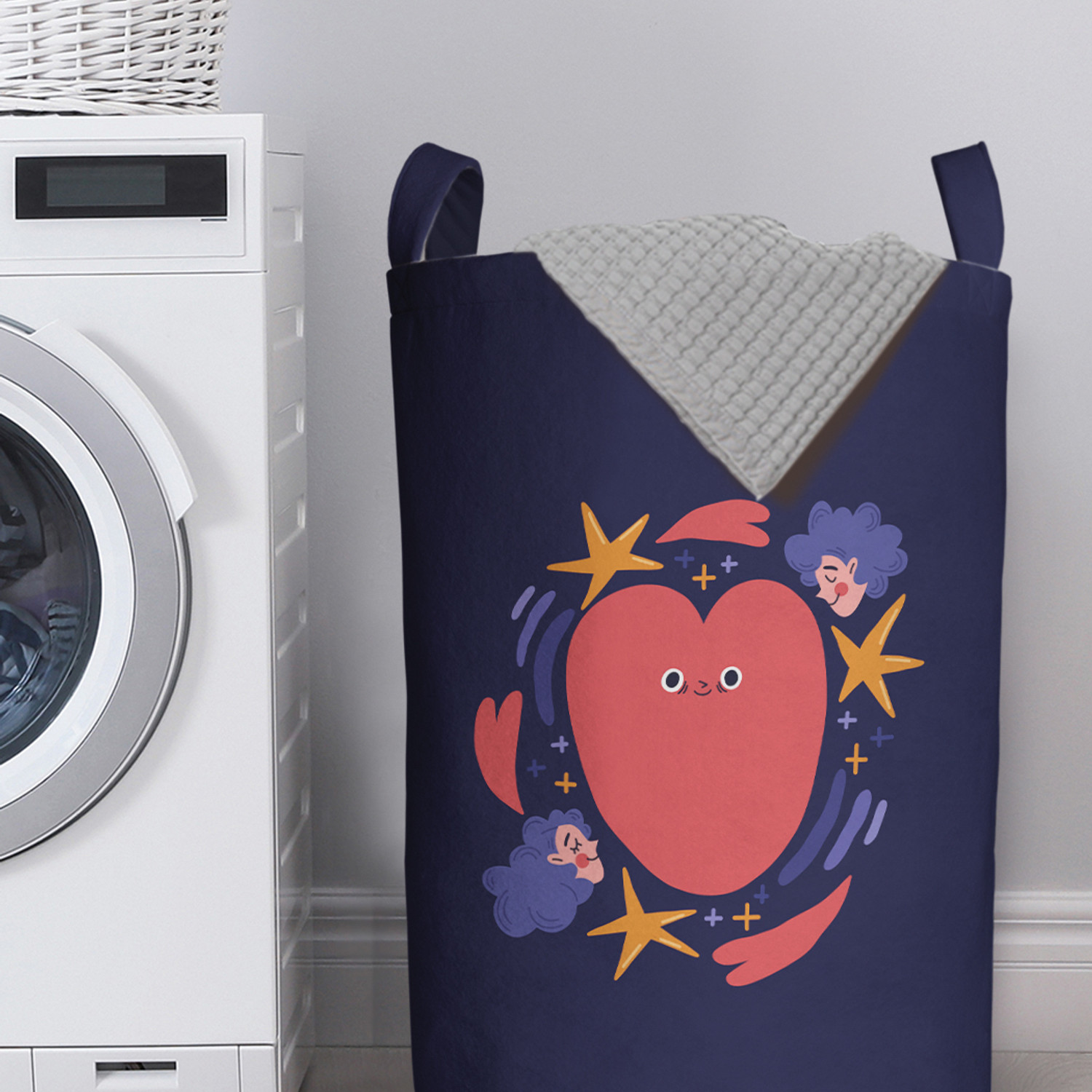 

Корзина для белья в ванную органайзер JoyArty Головокружительная любовь 60x40 см, Головокружительная любовь