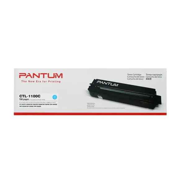 

Картридж для лазерного принтера Pantum CTL-1100C голубой, оригинальный, CTL-1100C