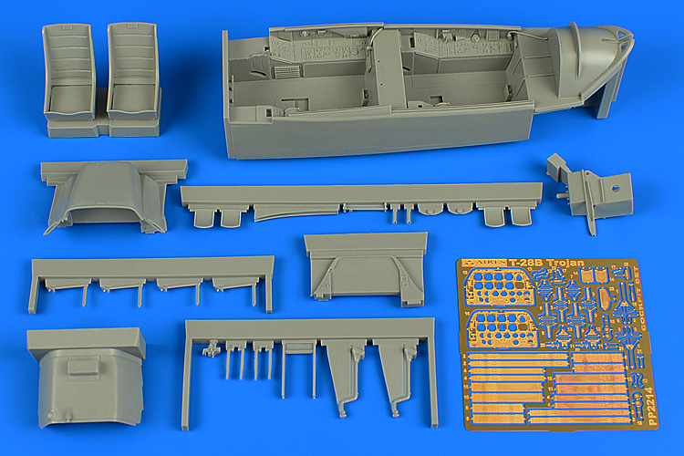 

Набор дополнений Aires 1/32 T-28B Trojan cockpit set - trainer version 2214