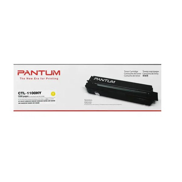 

Картридж для лазерного принтера Pantum CTL-1100HY желтый, оригинальный, CTL-1100HY